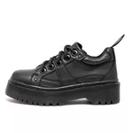 Sapato Colegial Inglês Estilo Veggie Lyon All Black