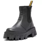 Bota Tratorada Meggie Chelsea Estilo Veggie Preto