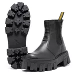 Bota Tratorada Meggie Chelsea Estilo Veggie Preto