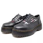 Sapato Oxford Estilo Veggie Greta Xadrez Preto