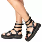 Sandália Estilo Veggie Shoes Brenda Preto