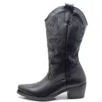 Bota Texana Estilo Veggie Preto