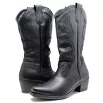 Bota Texana Estilo Veggie Preto
