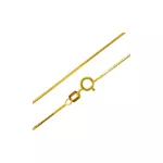 Corrente De Ouro 18k Veneziana De 1,3mm Com 45cm