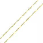 Corrente De Ouro 18k Elo Português De 1mm Com 60cm