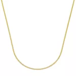 Corrente De Ouro 18k Veneziana Dupla De 1,0mm Com 45cm