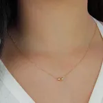 Separador De Ouro 18k Coração Para Pingentes
