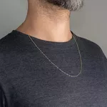 Corrente De Ouro 18k Singapura De 1,2mm Com 60cm