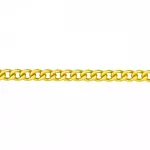 Corrente De Ouro 18k Groumet De 4mm Com 60cm