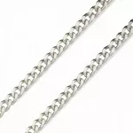 Corrente De Prata 925 Groumet De 2,5mm Com 60cm