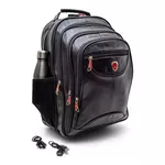 Mochila Bolsa Couro Masculina Notebook Impermeável Reforçada