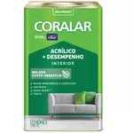TINTA ACRILICA CORAL FOSCO 18,0 LT AMARELO CANARIO