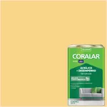 TINTA ACRILICA CORAL FOSCO 18,0 LT AMARELO CANARIO