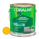 TINTA ACRILICA CORAL FOSCO 3,6 LT AMARELO FREVO