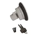 Entrada de Agua por Gravidade Bocal de 3-1/8 com Chave Cor BRANCO - TOPRV