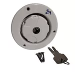 Entrada de Agua por Gravidade Bocal de 3-1/8 com Chave Cor BRANCO - TOPRV