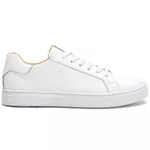 Tênis Feminino Conforto Em Couro Branco