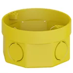 CAIXA DE LUZ 3X3 OCTOGONAL AMARELA TIGRE 