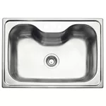 CUBA MORGANA 60 FX UNDERMOUNT INOX 69X49 