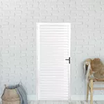 PORTA 210X70 1 FOLHA VENEZIANA TOTAL BRANCA ESQUERDA