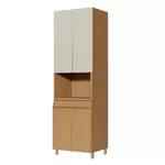 PANELEIRO 4 PORTAS 1 GAVETA NESHER SIMONE MENDES 70CM 100% MDF 
