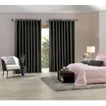 CORTINA BLACKOUT TECIDO BLEND/PRETO 4,20M X 2,30M - BELLA JANELA 