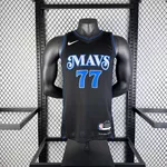 NBA Dallas Maverickis City Edição 23/24 Luka Doncic 77 Preta