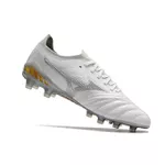 Chuteira Campo Mizuno Morelia Neo (FG) - Branco/Prata.