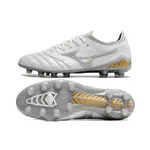 Chuteira Campo Mizuno Morelia Neo (FG) - Branco/Prata.
