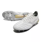 Chuteira Campo Mizuno Morelia Neo (FG) - Branco/Prata.