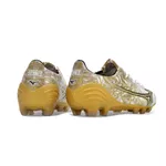 Chuteira Campo Mizuno Alpha (FG) - Branca/Dourada