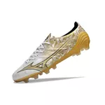 Chuteira Campo Mizuno Alpha (FG) - Branca/Dourada