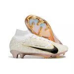 Chuteira Campo Nike Air Zoom Mercurial (FG) - Botinha - Branco (Solado Furta-Cor)