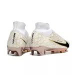 Chuteira Campo Nike Air Zoom Mercurial (FG) - Botinha - Branco (Solado Furta-Cor)