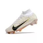 Chuteira Campo Nike Air Zoom Mercurial (FG) - Botinha - Branco (Solado Furta-Cor)