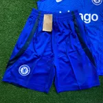 Conjunto Treino Chelsea Regata E Short Azul 23/24 (Detalhe preto)