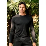 Blusa de Proteção UV Adulto Frelith Masculina - PRETO