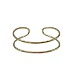 Bracelete Design Semijoia Ouro
