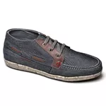 Tênis Bota Casual Couro Masculino