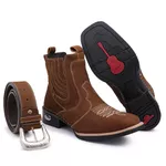 Kit Bota Country Cano Médio + Cinto Country