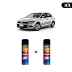 KIT SPRAY AUTOMOTIVO - PRATA SIRIUS 2009 POL + VERNIZ RAPIDO 300ML