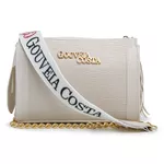 Bolsa Feminina Festa Transversal corrente Dourada Marfim - Gouveia Costa 