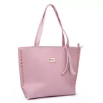 Bolsa Feminina Exclusive Estilo Sacola Grande De Ombro Croco Rosa - Gouveia Costa 
