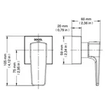  Acabamento para Registro Docolbase 1/2' 3/4' 1' Lift