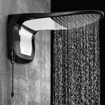 Ducha Acqua Wave Ultra Preto e Cromado 220V 7800W Lorenzetti