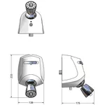 Ducha Relax Lorenzetti Branco 220V 5500w