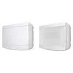 Quadro Distribuição Sobrepor Com Barramento 6/8 Disjuntores