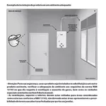 Aquecedor de Água a Gás Digital LZ 2300DE GLP Lorenzetti