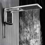 Ducha Acqua Storm Ultra 220V 7800w Preta e Cromada Lorenzetti