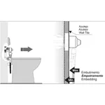 Base Misturador Monocomando para Ducha Higiênica Alta Pressão/Baixa Pressão 1/2